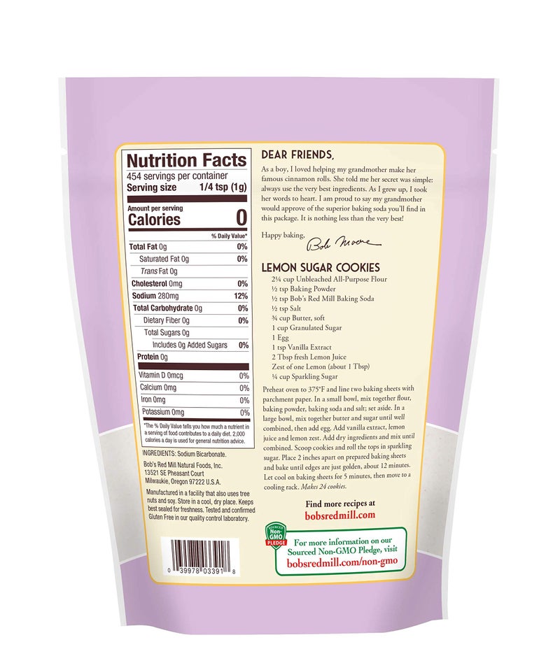 Bob's Red Mill Pure Baking Soda -- 16 oz (Pack of 2) - Image 2